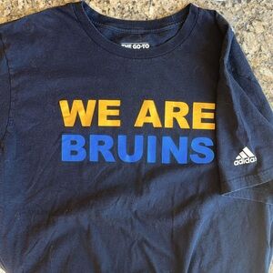 UCLA adidas “we are bruins” John Wooden quote Short Sleeve Tee Shirt men’s Large